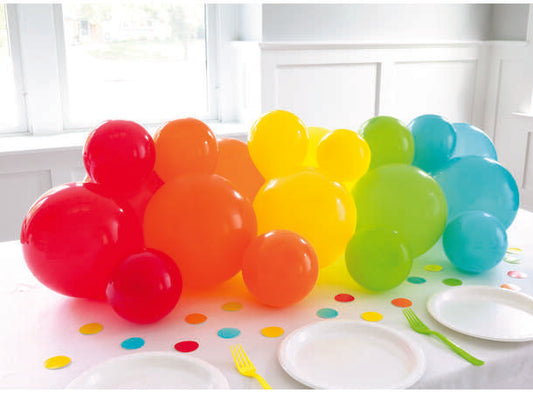 Pride gummiballonger og papirkonfetti