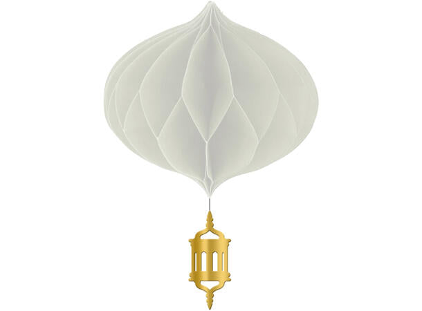 Eid mubarak honeycombdekorasjoner i papir