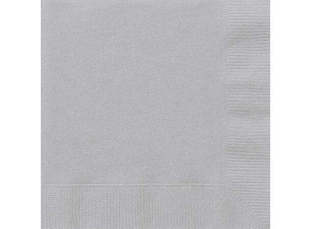 Sølv servietter 33x33cm