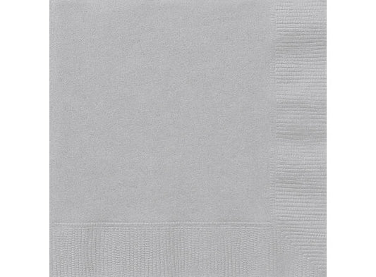 Sølv servietter 33x33cm