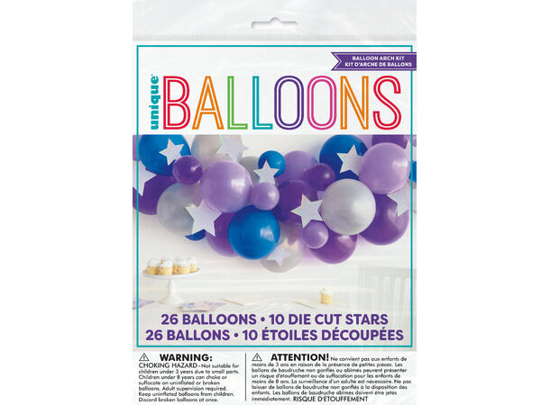 Ballonger med stjerner