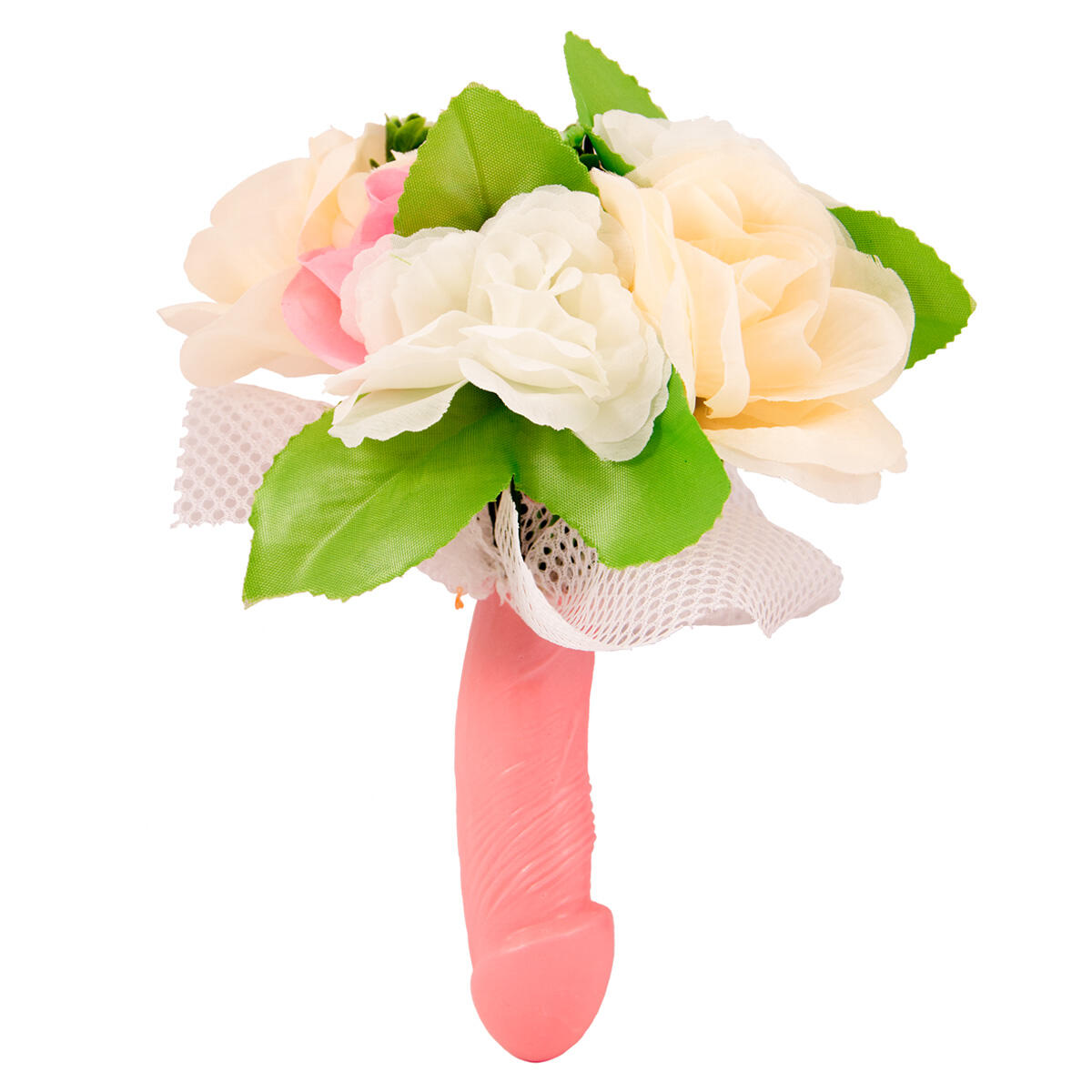 Utdrikningslag blomsterbukett i plast
