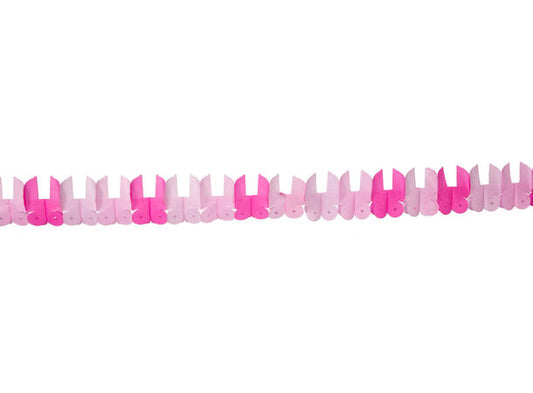 Barnevogngirlander - Lys Rosa 6m