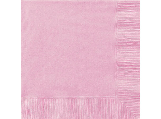 Lys rosa servietter 33x33cm