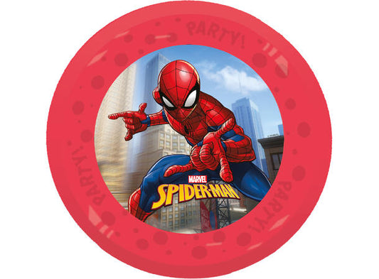 Spider-Man gjenbruksbare tallerkener i plast 21cm