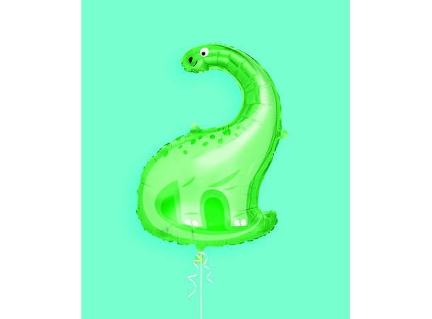 Diger grønn Dinosaur folieballong 85cm