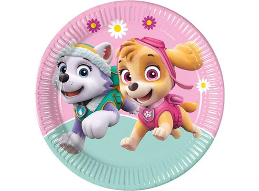 Paw Patrol plastfrie tallerkener i papir 23cm