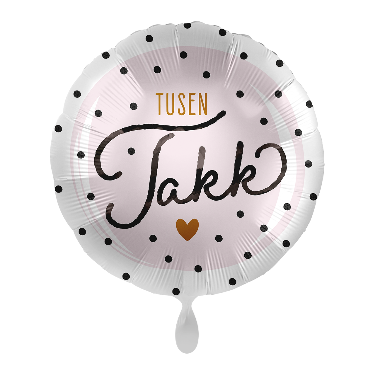 Tusen Takk - Rosa med prikker