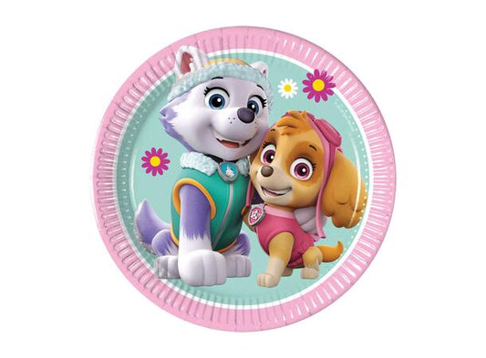 Paw Patrol plastfrie tallerkener i papir 20cm