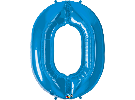 Folie tallballong - blå