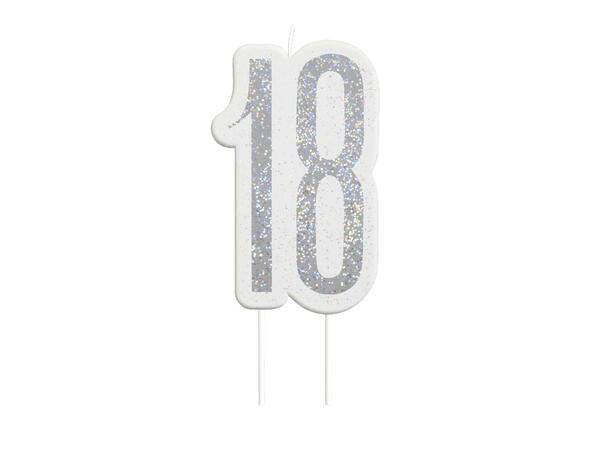 #18 Sort & sølv kakelys