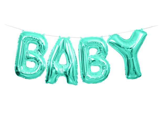 Baby ballongbord i blå 36cm