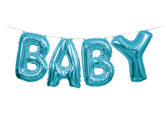 Baby ballongbord i blå 36cm