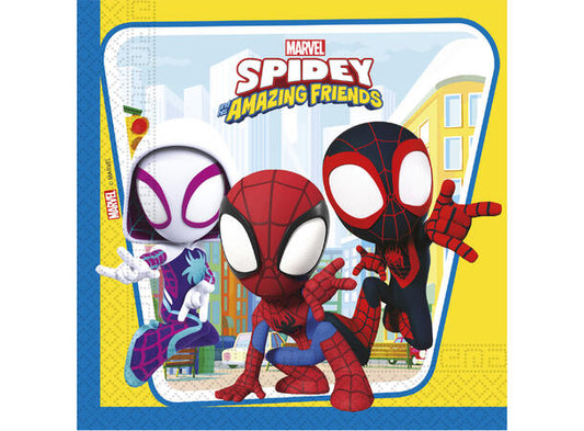 Spidey lunsjservietter 33x33cm