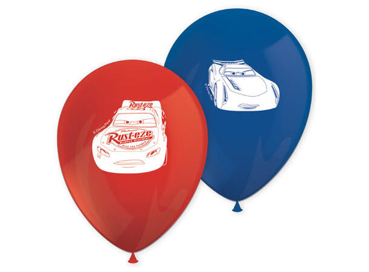Biler gummiballonger med trykk 30cm