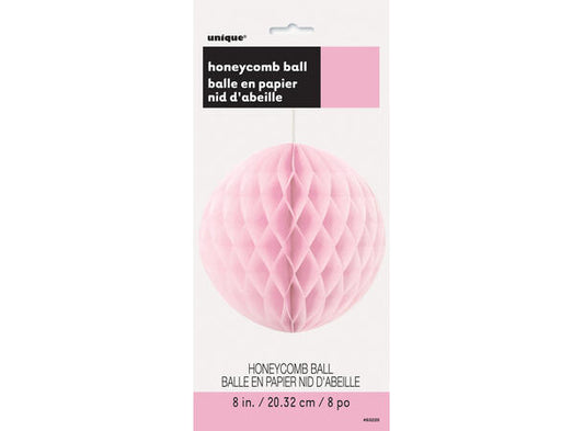 Honeycomb i Lys Rosa - 20cm