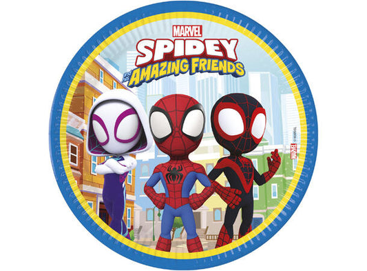 Spidey tallerkener i papir 23cm
