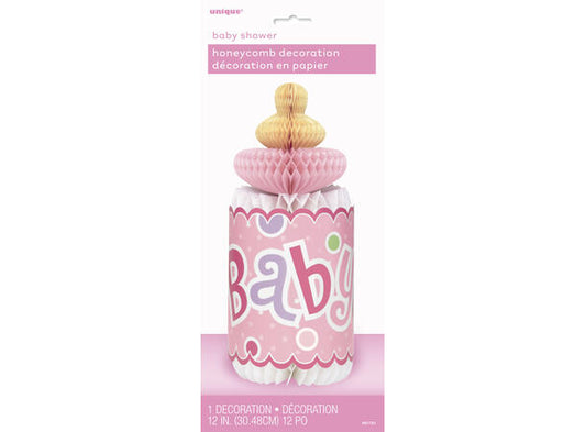 Babyshower honeycomb papirdekorasjon 30 cm