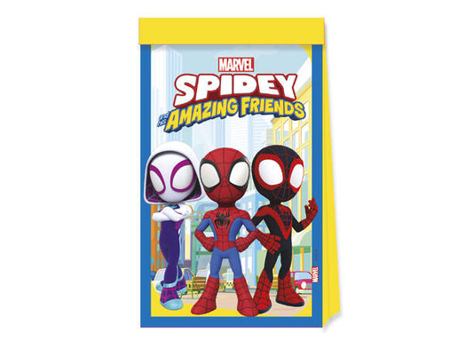 Spidey godteriposer i papir