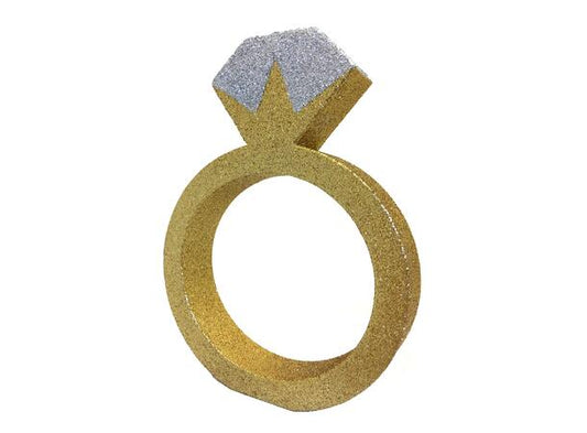 Forlovelsesring Glitter Borddekorasjon 3x16x20cm