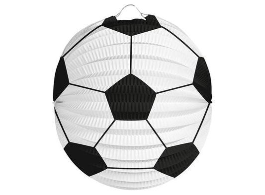 Fotball papirlanterne rund 22cm