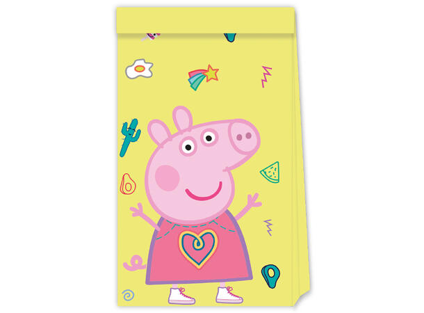 Peppa gris godteriposer i papir
