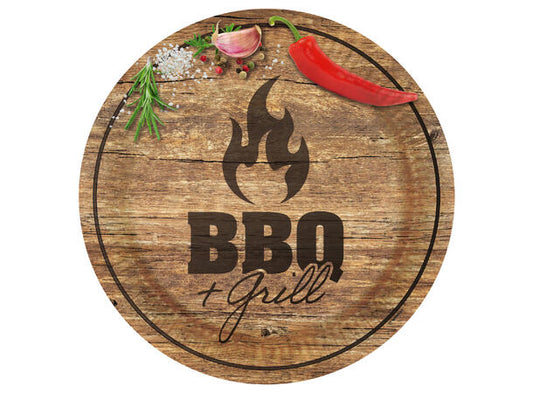 BBQ & Grill papptallerken