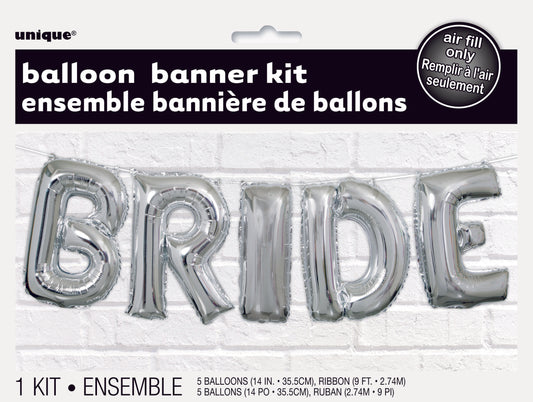 Bride ballongord sølv 36 cm