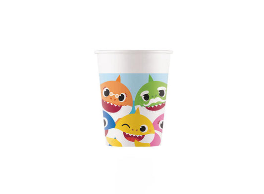 Baby Shark kopper i papir 2dl