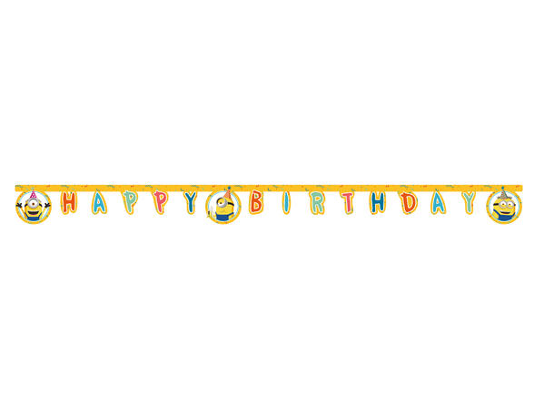 Minions "Happy Birthday" leddbanner