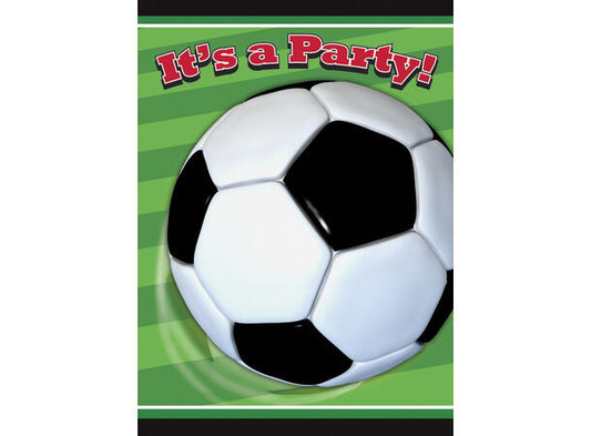 3D fotball invitasjoner i papir