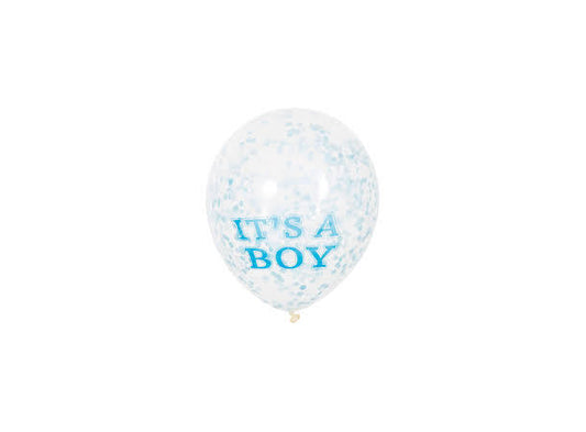 Konfettiballonger - It's a Boy 30 cm