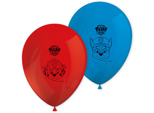 Paw Patrol gummiballonger med trykk 30cm