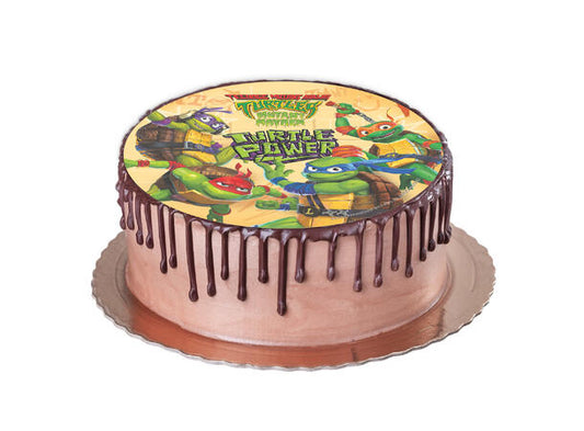 Spiselig kakeskilt ninja turtles 20cm