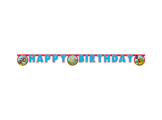 Mikke mus "Happy Birthday" leddbanner