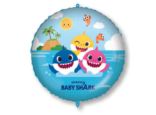 Baby Shark folieballong 46cm