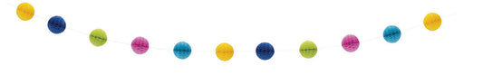 Honeycomb flerfarget girlander 214cm