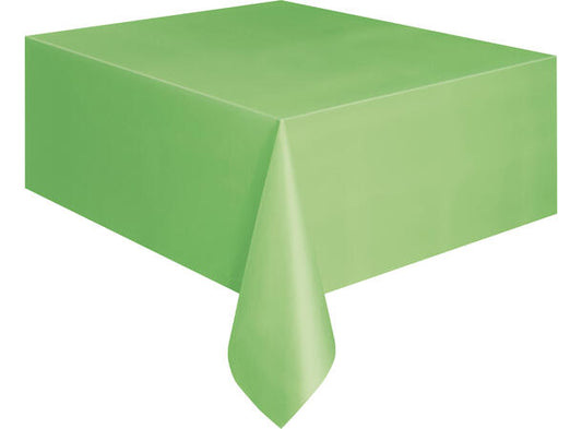Limegrønn firkantet plastduk 137x274cm