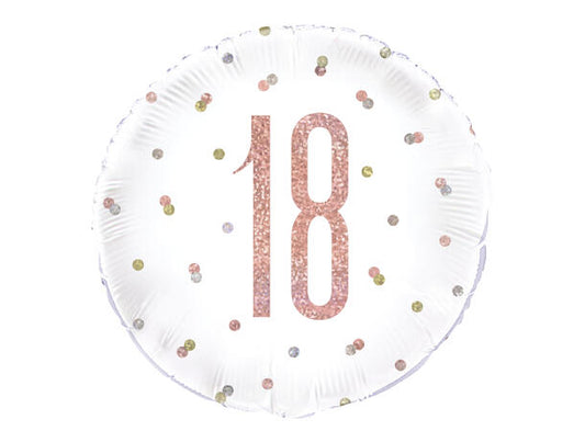 Folieballong rosegull 46cm #18