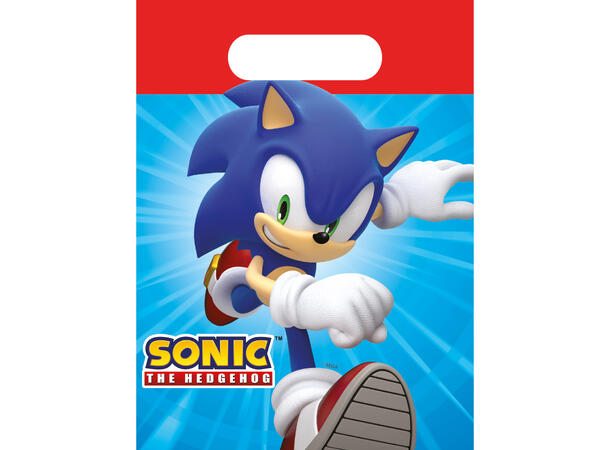 Sonic godteriposer i papir