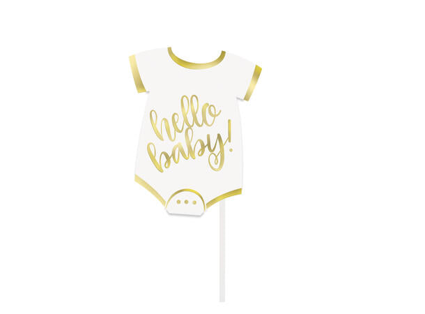 Baby photoprops i gull