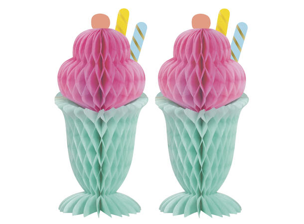 Pastel iskrem honeycomb 28cm