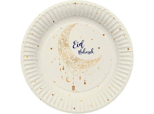 Eid mubarak papptallerkener 23cm