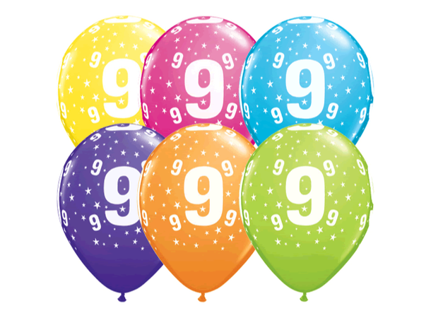 Gummiballong med årstall