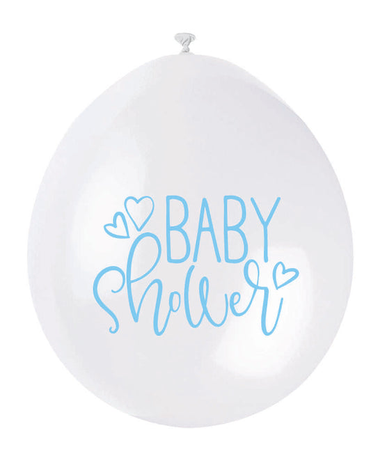 Ballong "Baby Shower" - Blå - 2 farger assotert 25cm