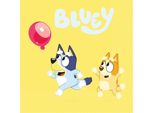Bluey lunsjservietter