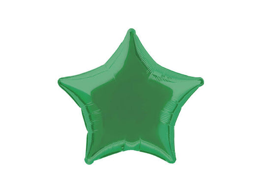 Folieballong stjerne - grønn