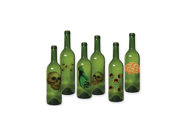 Halloween etiketter til flasker 13cm