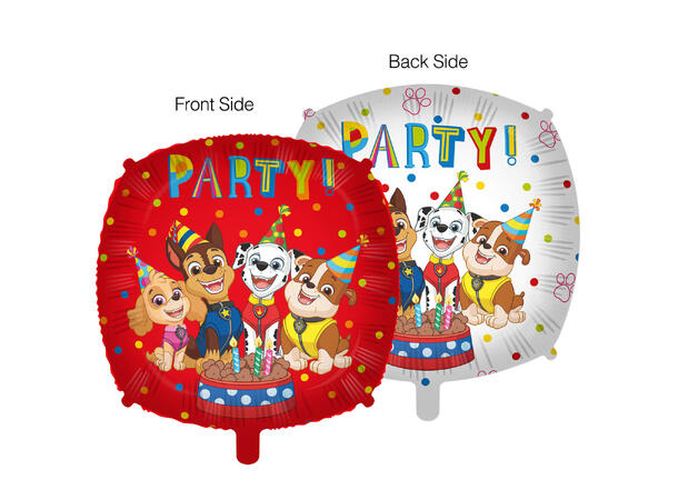 Paw Patrol folieballong firkantet 46cm