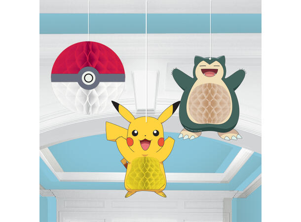 Pokemon honeycomddekorasjoner